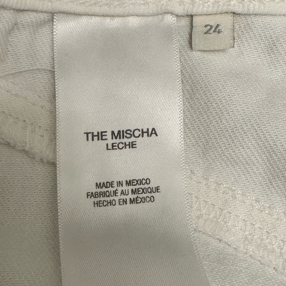 FAVORITE DAUGHTER Denim Midi Skirt The Mischa Leche White Size 24 $218 MSRP NWT - Picture 13 of 15